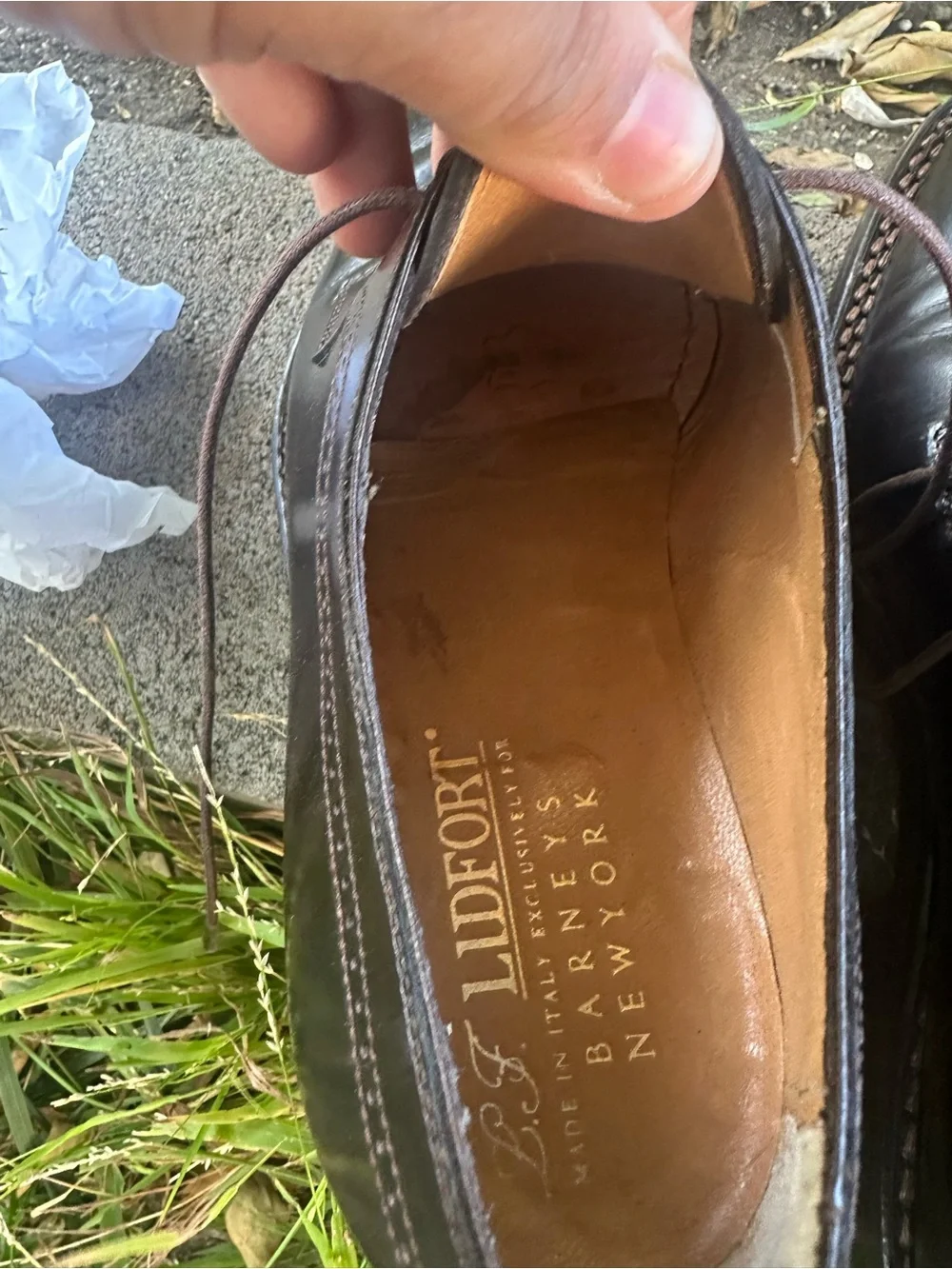 L.F LIDFORT MEN’S BARNEYS NEW YORK Shoes. 7.5